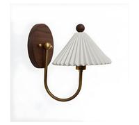 Wall Light Pleated Wall Sconces, Prairie Sconce, Bedroom Bedside Wall Lamp,6.5" Dia X 10.5" H