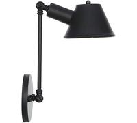 Wall Light Retro Industrial Style Swinging Long Arm All Light E 2 7 E 26 Base Adjustable Metal Wall Lamp, Wall Mounted Reading Lamp(Dark)