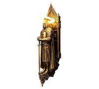 Wall Lights For Living Room - Knight Dorm Decoration, Indoor Mount Lamp, Decorative Wall Sconce | Ambient Sconce Fixture For Women Men Homeowners Living Room Home Study Dorm Apartment Restaurant