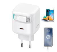 Wall Manager: Bloque De Alimentación PDP De 35W, Carga Rápida Universal, Adaptador De Viaje Portátil Compacto, Cargador Versátil De Alta Eficiencia | Accesorio De Tabletas De Computadora Puede