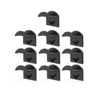 Wall Mount Hat Hook Punch-free Adhesive Baseball Cap Holder for Home Bedroom New--black