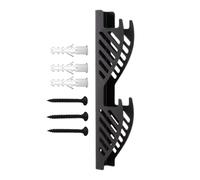 Wall Mount Jack Stand Organizer, Heavy Duty Steel Stands Holder, Vertical Storage Bracket for Garage Organization, Space Saving Trailer Equipment Rack, Home, Workshop, Shed, 42.6/8.5/10.1 Inches