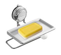 Wall Mount Paper Towel Holder - Stainless Steel Suction Cup Tissue Roll Rack, No Damage Kitchen Bathroom Organizer Shelf, Dispenser | Space Saving Storage Accessory For Home Washroom Counter