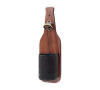 Wall Mounted Beer Bottle Opener with Cap Catcher, Rustic Bar Tool Gift for Men and Dads, Vintage Opener for Kitchen, Patio, Garaje, Fiesta, Fathers Day, Birthday, 1 pieza