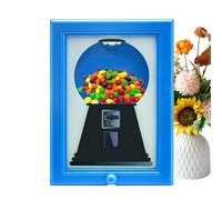 Wall-Mounted Candy Dispenser - 10 Inch Picture Frame Style Sweet Storage for Classroom Office Shop Dorm Apartment, Transparent Holder for Holiday Birthday Treats, Snack Organizer for Easy Access