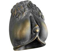 Wall Mounted Cast Bronze Sculpture64, Vintage Wall Mount Beer Opener, Funny Bottle Opener for Fridge, Unique for Beer Lovers Men Dad-Copper