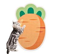 Wall Mounted Cat Scratcher - Anti Boredom Play Mat for Indoor Cats Claw Ejercise | Sisal Fiber Wooden with Panel Adhesive, Wall Door Board for Sofa Scratch Protection Pet Activity, 80 x 50 x 1 cm
