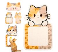 Wall Mounted Cat Scratcher, Floor Mount Natural Cat Scratch Mat, Self-Adhesive Cat Scratching Mats, Trimmable Self-Adhesive Carpet, Anti Scratch Protector for Couch, Wall & Doors (Style B)
