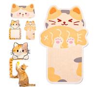 Wall Mounted Cat Scratcher, Floor Mount Natural Cat Scratch Mat, Self-Adhesive Cat Scratching Mats, Trimmable Self-Adhesive Carpet, Anti Scratch Protector for Couch, Wall & Doors (Style A)