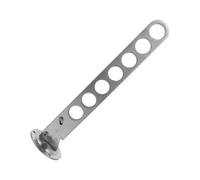 Wall Mounted Clothes Hanger Set for Home Use Stainless Steel Silver 10 Pieces