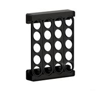 Wall Mounted Coffee Capsule Holder 20 Slots ABS(Black) | Wall mounted design, saves counter space, holds 20 para pods, easy para access, modern kitchen decor