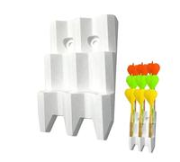Wall Mounted Dart Holder - Storage Rack for Organized Game Setup | Wooden Frame with Multi Slot Design, Space Saving Display, Holds Steel Tip Darts Securely for Game Room Bar Practice Area