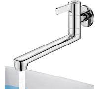 Wall Mounted Faucet, Flexible Rotating Wall Mount Kitchen Faucet