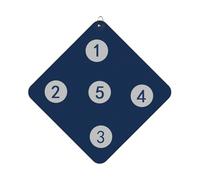 Wall Mounted Fencing Target - Practice Skill Training Board, Bulls Eye Accuracy Drill Item, Reaction Development Exercise Accessory Tool, Durable Home Fitness Aid System | Youth Training, Adult Practi