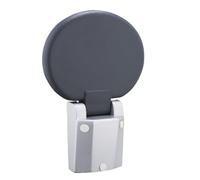 Wall Mounted Folding Shower Seat, Heavy Duty Fold Down Stool, Compact Bench Chair, Sturdy Bathroom Safety Seat for Seniors and Limited Mobility, Space-Saving Use, Black