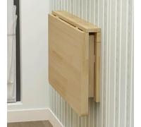 Wall Mounted Folding Table - Solid Wood Dining & Study Desk Space-Saving Wall-Mounted Cuter Desk 60x40cm (23.6"x15.7") Versatile Foldable Wall Desk