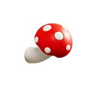 Wall Mounted Hooks - No Drilling Cute Storage Hook, Traceless Mushroom Shaped Towel Hooks Wall Hanger, For Kitchen Bathroom Living Room Shower Entryway Home Decor Towels Bag Key Tool Clothes