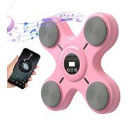Wall-Mounted Interactive Music Boxing Machine for Kids and Adults, Electronic Punching Trainer with Lights and Sounds for Reflex Training, Fitness and Fun Family Activities, Compact Boxing Target