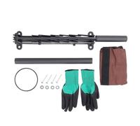 Wall Mounted Kindling Splitter de acero carbono, robusto y portátil, 4,5 kg - Fácil de usar y seguro para cortar leña en camping y hogar (negro)