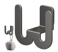 Wall Mounted Shoe Rack - Slipper Holder Hook | Carbon Steel Storage Organizer | No Drill Nail Free Wall Hook | Heavy Duty 12.5kg Load Capacity | Multi Purpose Shoe Umbrella Cup Storage Solution