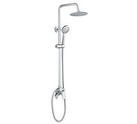 Wall Mounted Shower Set for Bathroom with High Pressure 8inch Rain Shower Head and 3-Setting Handheld Shower Head Combo Set