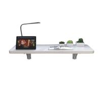 Wall-Mounted Table, Floating Wooden Multi-Use Drop Leaf Desk for Small Space,Hanging Table for Study, Bedroom and Living Room (White)(60 * 40CM)