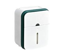 Wall Mounted Tissue Holder Rack - No Drill Bathroom Storage Organizer For Toilet Paper & Skincare Products, Modern Space Saving Shelf | Suitable For Indoor Restroom Home Dorm RV Use