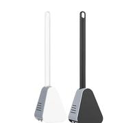 Wall-Mounted Toilet Brush Punch-Free Space Aluminum No Dead Angle Bathroom Cleaning Tool(2PCS Toilet Brush)