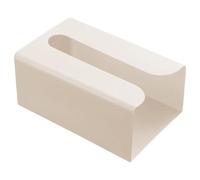 Wall Mounted Toilet Paper Holder - Kitchen Tissue Box, Nail Free Adhesive System, Easy Install Wall Cabinet Storage Organizer | Tissue Dispensing Rack for RV Caravan Living Room Bathroom Utility