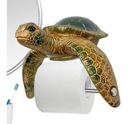 Wall Mounted Toilet Paper Holder Resin Sea Animal Shape Tissue Roll Rack