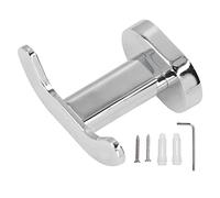 Wall Mounted Towel Hooks, Crafted from Solid Zinc Alloy in a Retro Design, These 2 Prong Hangers Offer a Space Saving Storage Solution for Bathrobes Coats, All Mounting Hardware