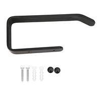 Wall Mounted Towel Rack & Toilet Paper Holder | Tarnish - Proof Aluminum Alloy, Smooth Pull No Jamming | Bathroom Storage for Small Spaces/RV/Laundry | 3KG Capacity, Drop - (417641 black toilet