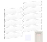 Wall Name Plate Holder - Acrylic Wall Clear Transparent Sign Holder