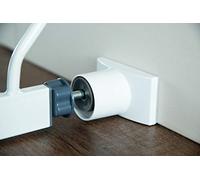 Wall Nanny - 4 Inch Baby Gate Extension - extends Snap mounted Gates + protects Walls + Gate stabilizes - for Kids, Pets and Dogs - Works on Stairs