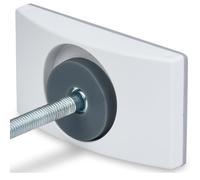 Wall Nanny Protector de pared de puerta bebé (Pack 4) protegen las paredes y las puertas de mascota y perro puertas - para niño presión montado puerta de seguridad escalera - no hay peligro para