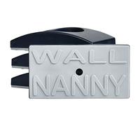 Wall Nanny - Protector de pared para puerta de bebé (fabricado en Estados Unidos) protege las paredes y puertas de las puertas de mascotas y perros - para puerta de seguridad montada a presión infantil - Sin peligro de seguridad en los ejes inferiores - Ahorro (negro)
