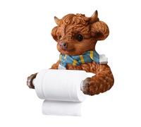 Wall Organizer - Paper Towel Storage, Adhesive No Drill Mount, Resilient Vertical Dispenser, Multi Room Accessory for Kitchen Shop Garage, Easy Roll Replacement, Secure Household Supply