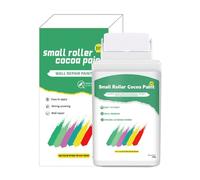 Wall Paint Repair Paste, 100g Kit, Fast Drying Latex Material, Compact, Efficient Flaw Coverage, Easy Stain Removal, Includes Roller Brush for Home Improvements, 12x6cm