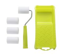 Wall Painting Tools Set - Handheld Paint Edger with Roller Brush & Paint Pan | Paint Applicator Kit for Crisp Borders on Ceilings, Accent Walls, Moldings | Easy-Cut House Renovation Accessories