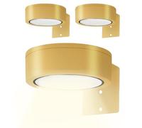 Wall Picture Lights - 8.6x3cm ABS PC Dimmable Wireless Lamp, Battery Powered Artwork Illuminator | Cordless RGB Frame Lighting With Remote Timer For Living Room Bedroom Dining Gallery Decor