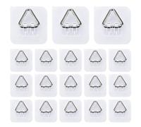 Wall Plate Hangers, Adhesive Invisible Mount Set, 18X Display Holders with Stainless Steel Hooks, Decorative Plate & Art Display for Home, Crafts, and Picture Hanging