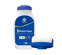 Wall Repair Paint - 2 in 1 Wall Refinish Paint Roller Brush, Portable & Tool, Sturdy Quick Dry Solution, Ideal for Ceramic Tile Pottery Walls