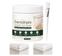 Wall Repair Paste White - 40ML Furniture Hole Filler Paint with Brush