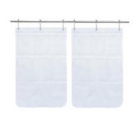Wall Shower Bag, Wall Hanger Storage Pockets, 7.09x3.94x1.18 Inches Spacious Waterproof Organizer, Many-Pocket Design for Adults, Family, Lovers, College Dorm, Bathroom Use