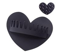 Wall Shower Hair Catcher, Suction Cup Silicone Hair Grabber, 12x9.9x3.6cm/4.72x3.9x1.42 inches Reusable Bathtub Trap Drain Protector for Bathroom Family Friends
