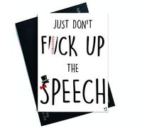 Wall Smart Designs Tarjeta divertida de padrino de boda PC525 con texto en inglés Will You Be My Best Man Will You Be My padrino