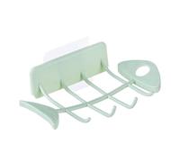 Wall Soap Dish - No Drill Bathroom Rack Self Draining Tray, Dishs, | Suitable for Home Hotel Dorm Apartment Laundry Garage Vanity Restroom Poolside Basement Kitchen Sink Bath Wet Zone Organization