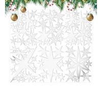 Wall Stickers - 21×16×1cm Star Wall Decals | Room Decor, Removable Acrylic Stickers Ceiling Bedroom Living For Ceiling Bedroom Living Room, Holiday Party Christmas Apartment Office Home Decor Easy To