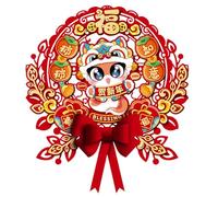 Wall Stickers, Wall Decoration, Spring Festival Wall Stickers, New Year Blessing Stickers, Decorative Snake-Themed Wall Sticker with Blessing Words for the 2025 Chinese New Year