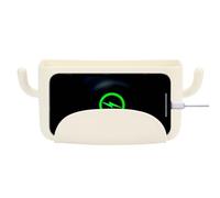 Wall Storage Organizer, Adhesive Storage Box with Hook & Strong Weight Capacity Holder, Space-Saving Wall Mounted Organizer for Dorm Room, Shower, Pantry, Bathroom, Kitchen and Home Organization